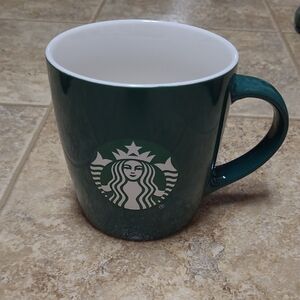 🍋 Starbucks Forest Green 12oz Coffee Cup Mug 2021